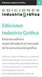 Mobile Screenshot of edicionesindustriagrafica.com